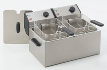 FRITÉZA STOLNÍ ELEKTRICKÁ FD 50 D - objem 2 x 5 l FRITÉZA STOLNÍ ELEKTRICKÁ FD 50 D - objem 2 x 5 l