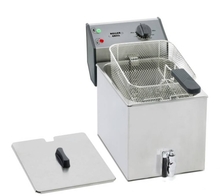 FRITÉZA STOLNÍ ELEKTRICKÁ FD 80 R - objem 8 l - S VÝPUSTNÝM VENTILEM FRITÉZA STOLNÍ ELEKTRICKÁ FD 80 R - objem 8 l - S VÝPUSTNÝM VENTILEM