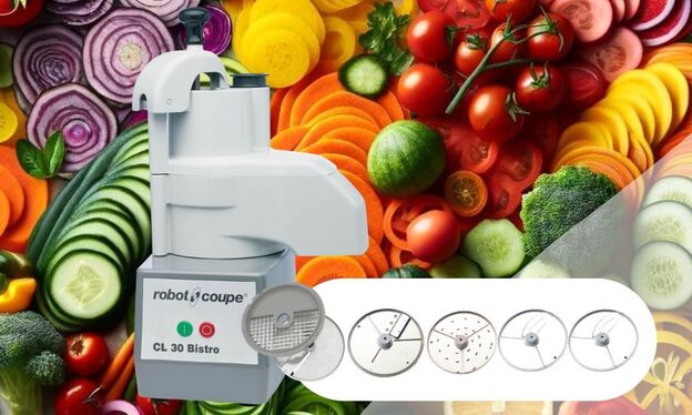 Krouhač zeleniny CL 30 Bistro včetně sady 6 disků za zvýhodněnou cenu