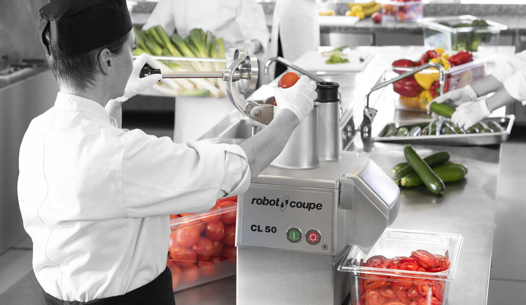 Krouhač zeleniny Robot Coupe CL 50 E se dvěma disky zdarma!