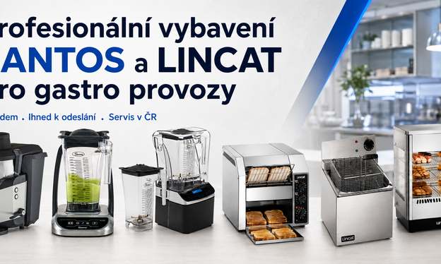 Profesionální vybavení SANTOS a LINCAT pro gastro provozy