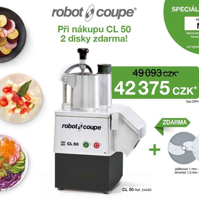 CL 50 E + 2 disky zdarma