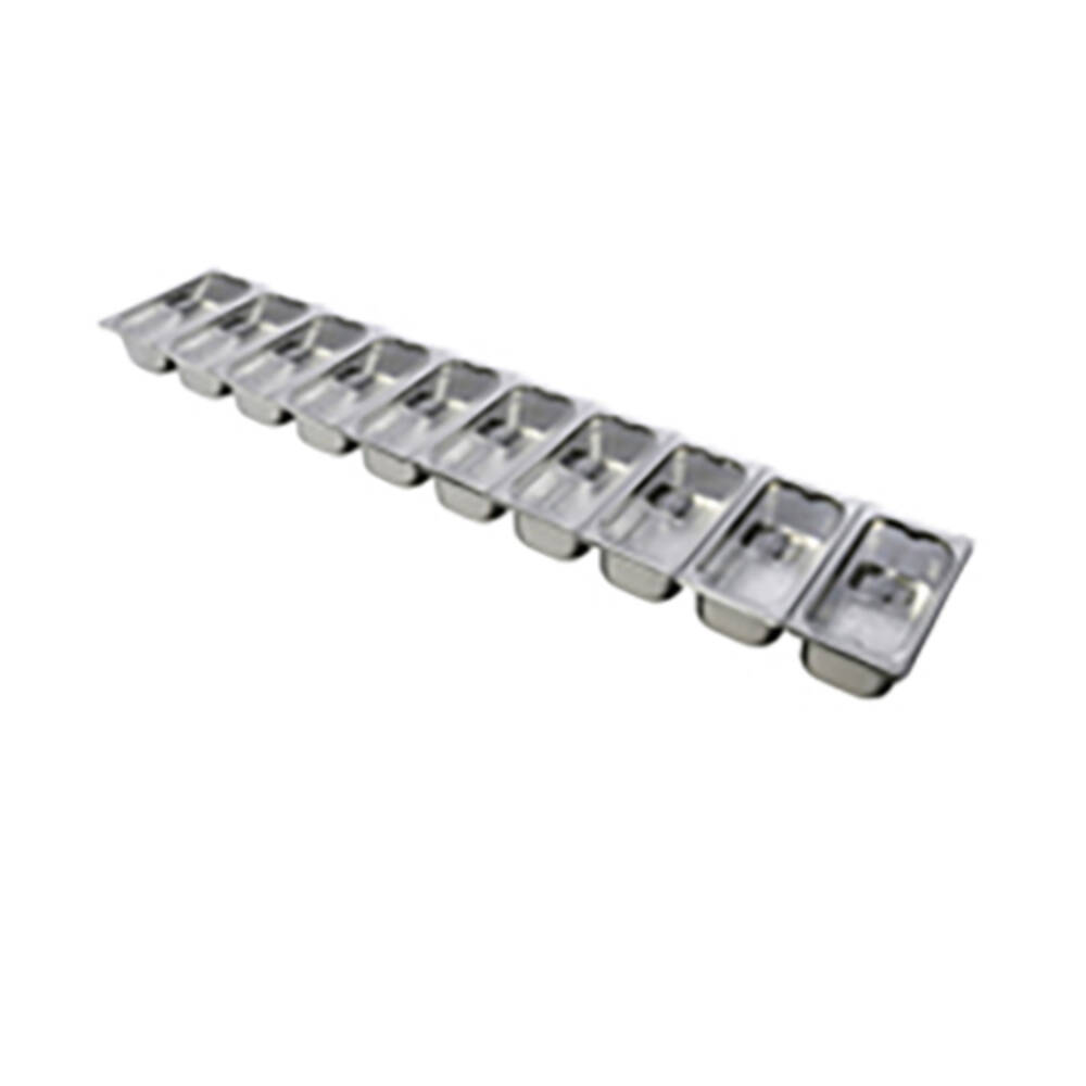 SADA 10x GN 1/3 - 100 MM S AKRYLÁTOVÝMI VÍKY