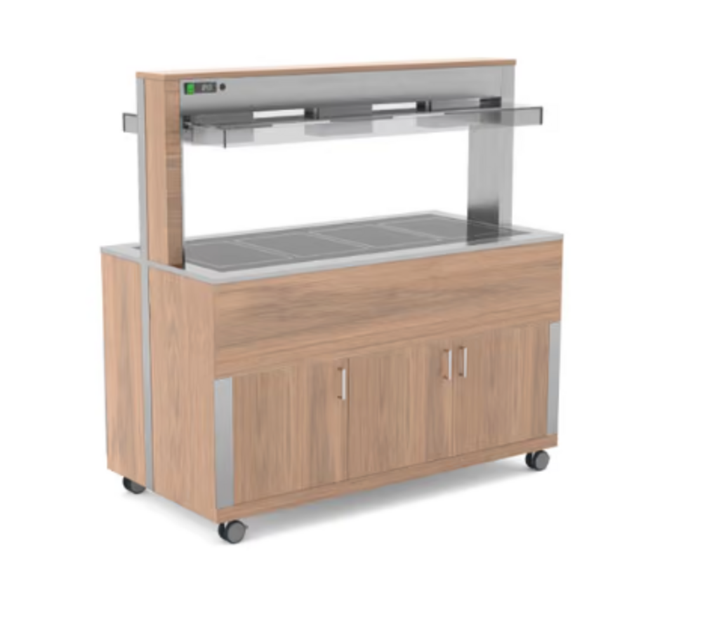 SALÁTOVÝ BAR STŘEDOVÝ VYHŘÍVANÝ ATHENA 6 PC/HALO - 6x GN 1/1