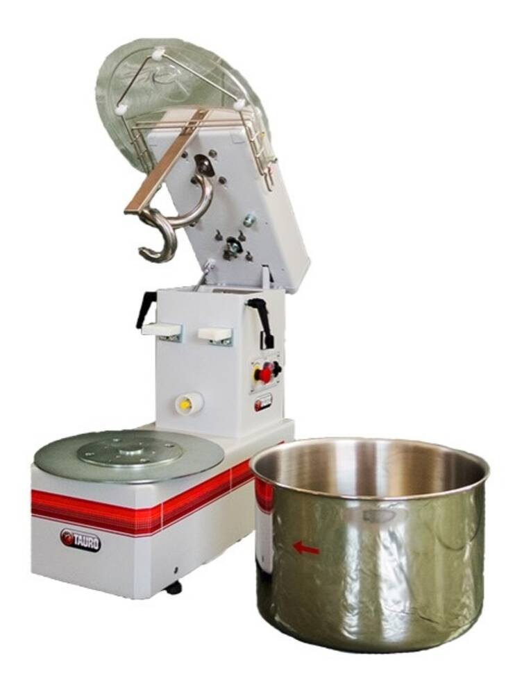 HNĚTAČ TĚSTA SPIRÁLOVÝ TAURO RB 25, DVOURYCHLOSTNÍ, 400 V