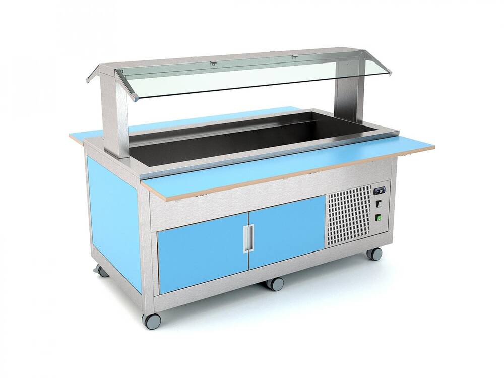 SALÁTOVÝ BAR STŘEDOVÝ CHLAZENÝ KIDS 3 R CST - 3x GN 1/1
