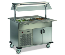 VOZÍK SERVÍROVACÍ CHLADÍCÍ EROS 3 R/M INOX VOZÍK SERVÍROVACÍ CHLADÍCÍ EROS 3 R/M INOX